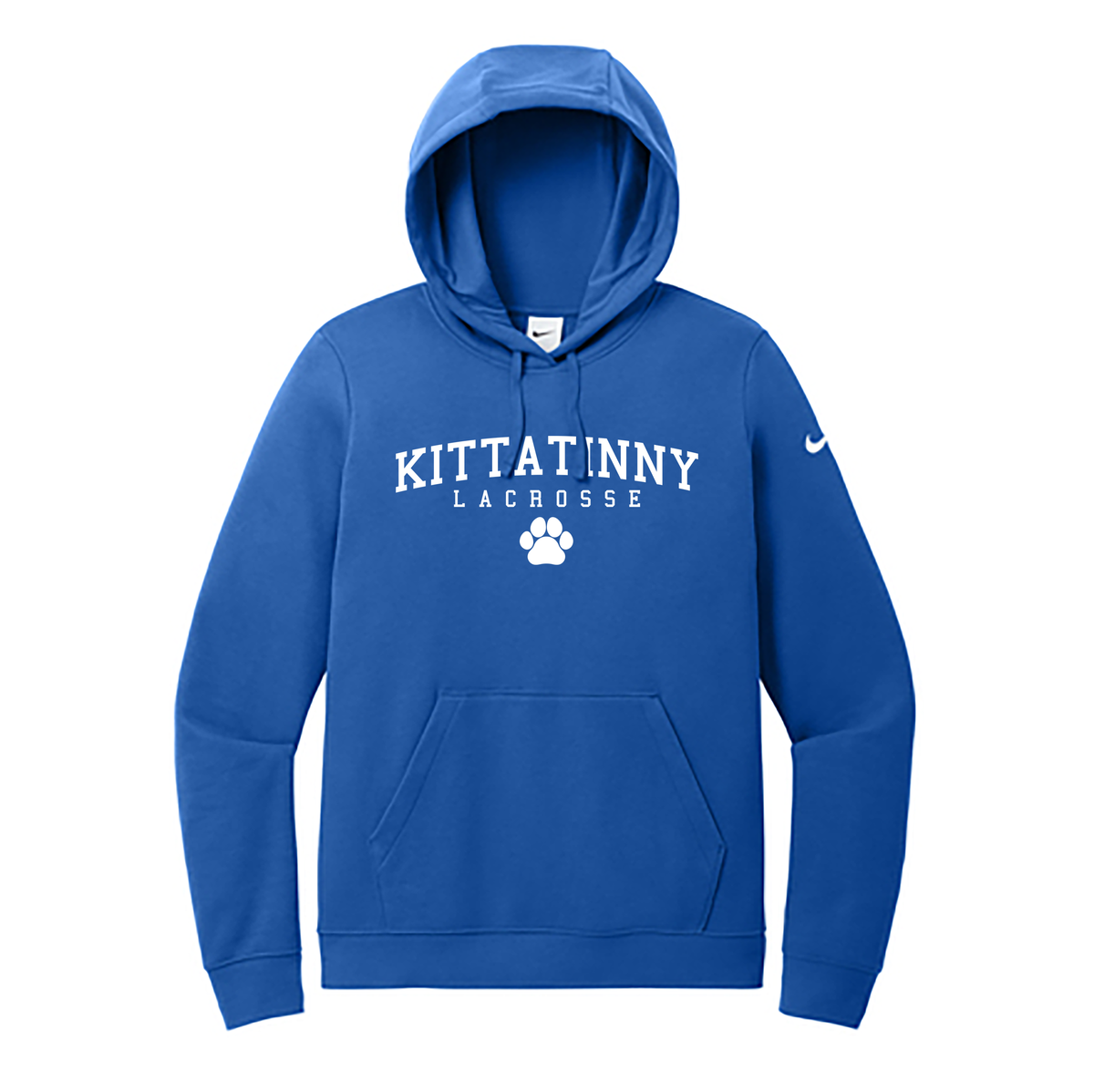 Kittatinny Youth Lacrosse Nike Ladies Club Fleece Sleeve Swoosh Pullover Hoodie