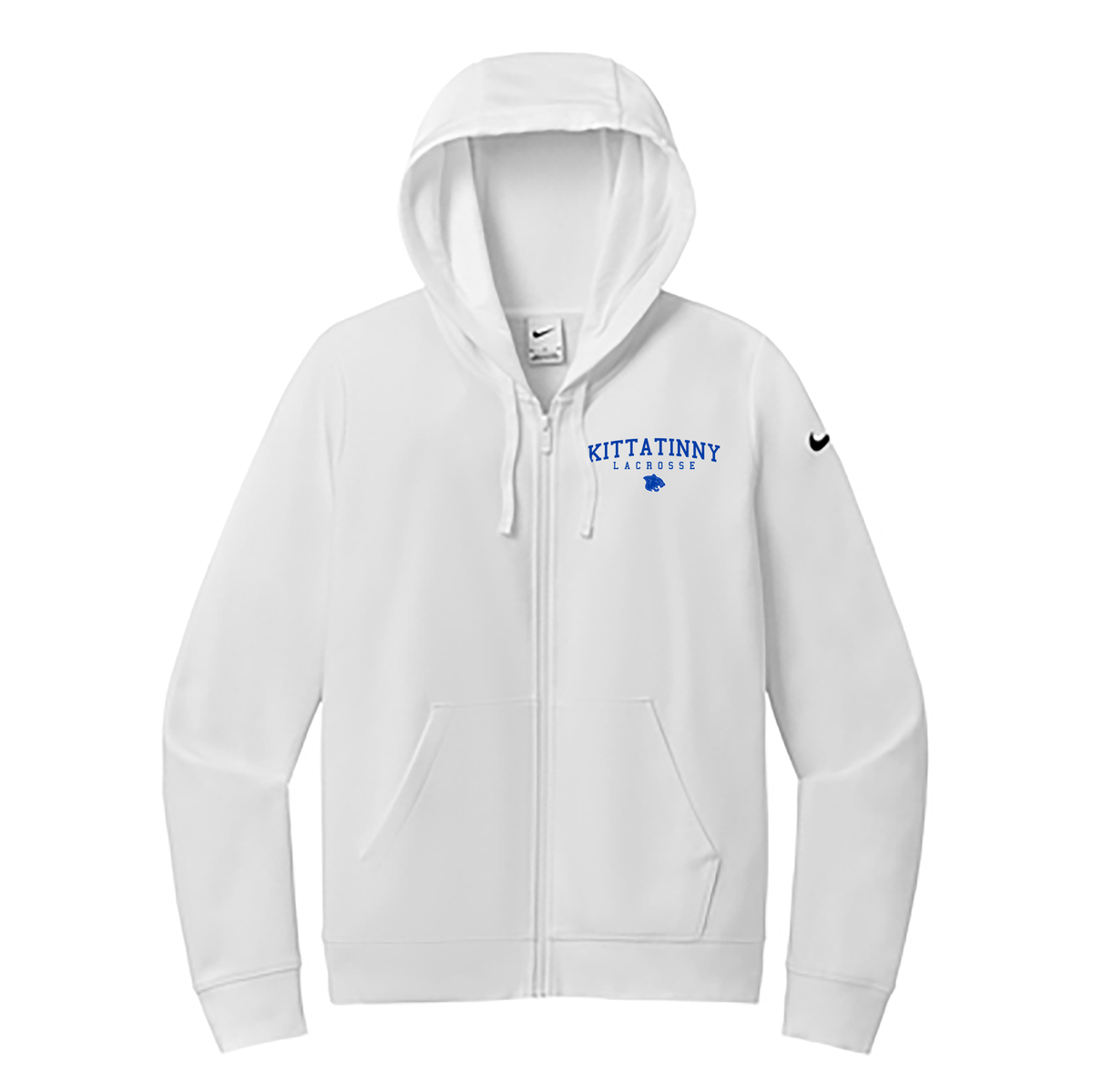 Kittatinny Youth Lacrosse Nike Ladies Club Fleece Sleeve Swoosh Full-Zip Hoodie