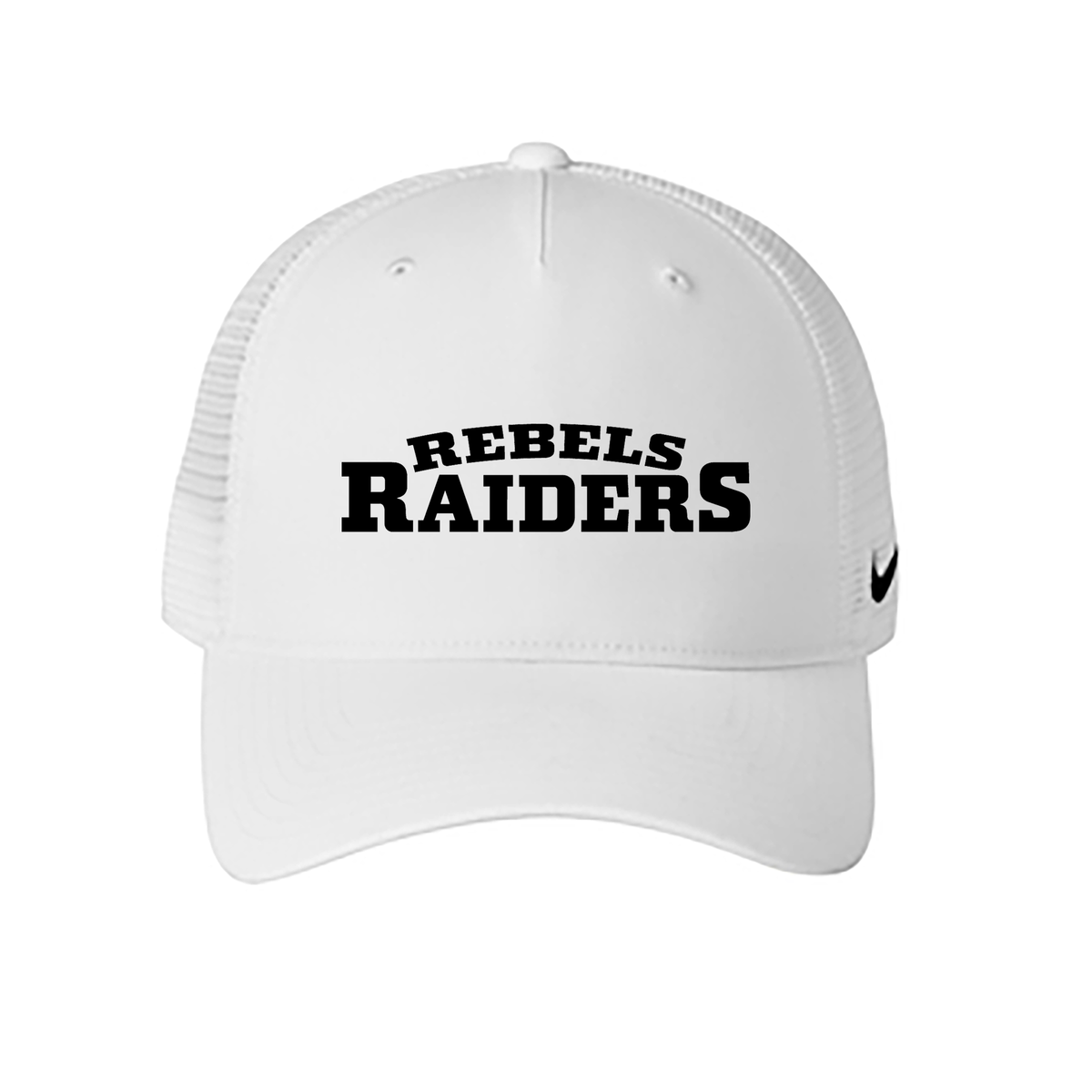 Rebels Raiders Nike Snapback Mesh Trucker Cap