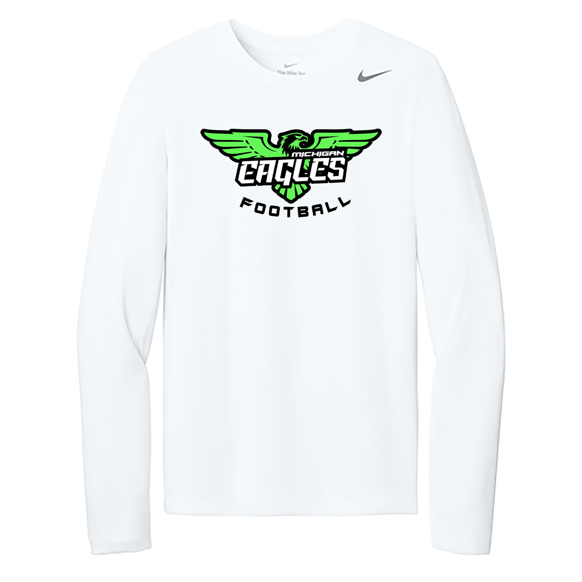 Michigan Eagles Football Nike Team rLegend Long Sleeve Tee