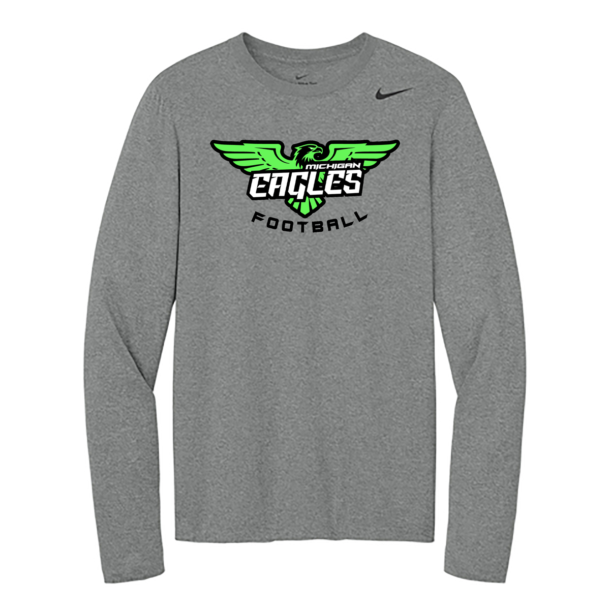 Michigan Eagles Football Nike Team rLegend Long Sleeve Tee