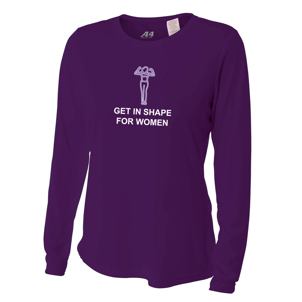 Get In Shape For Women Personal Training Women's Long Sleeve Performance Crew