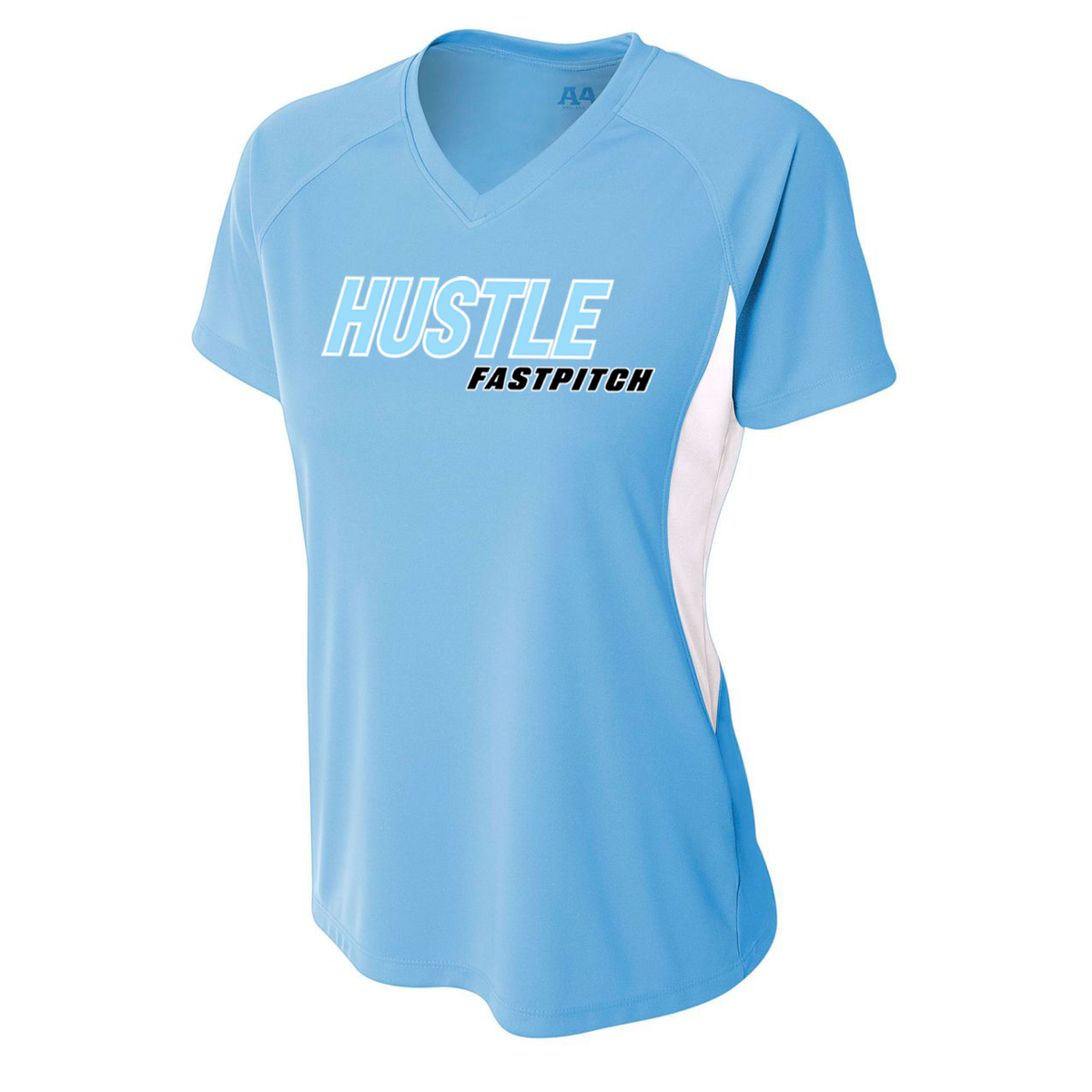 Hustle Fastpitch Women's Color Block Performance V-Neck