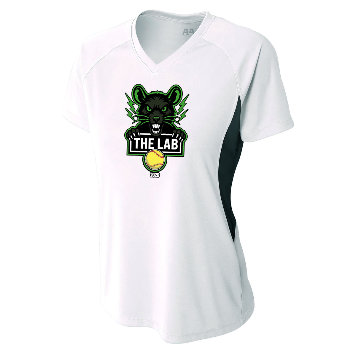 The Lab Softball Women's Colorblock Performance V-Neck