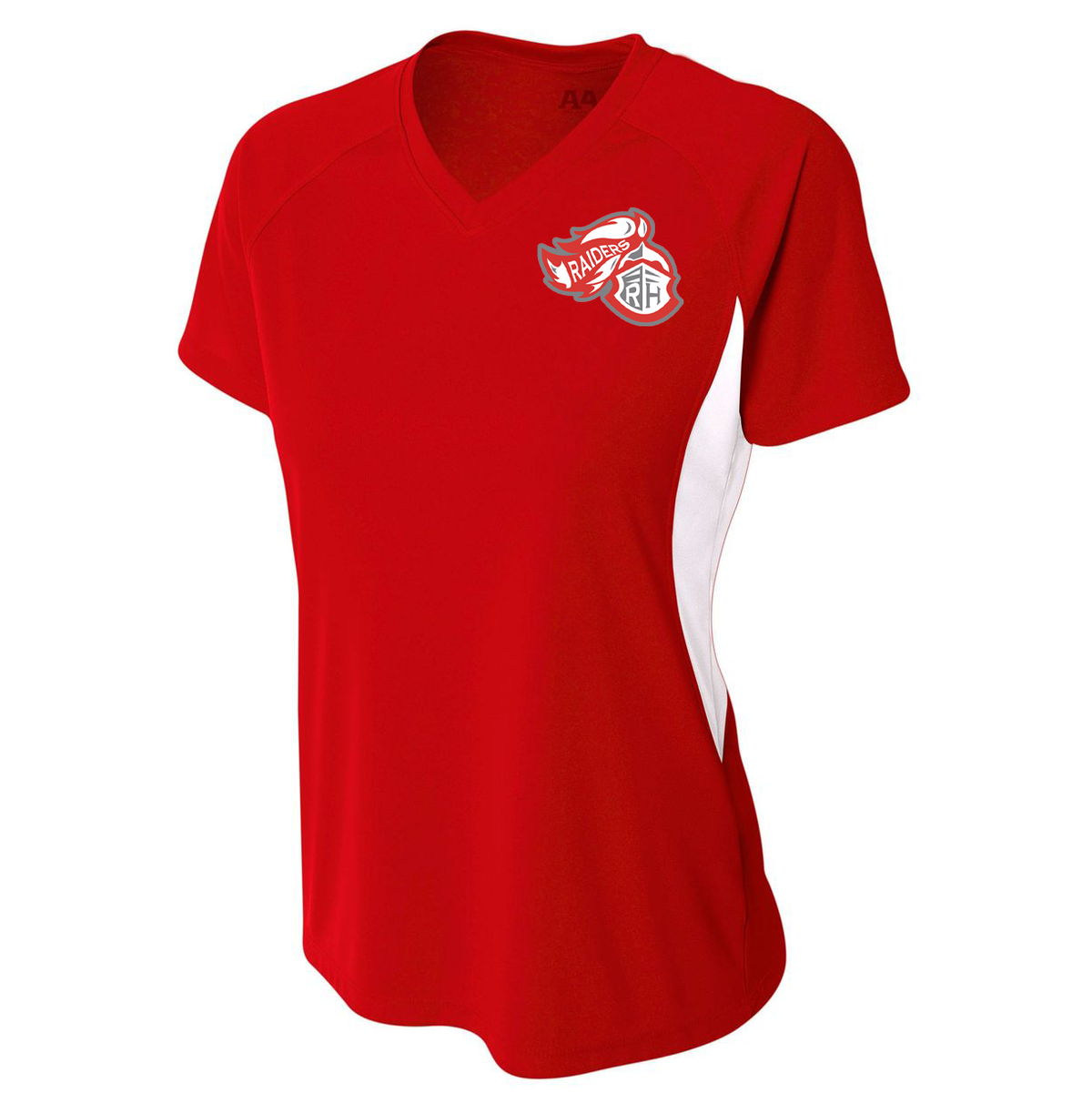 Red Raiders Lacrosse Women's Colorblock Performance V-Neck