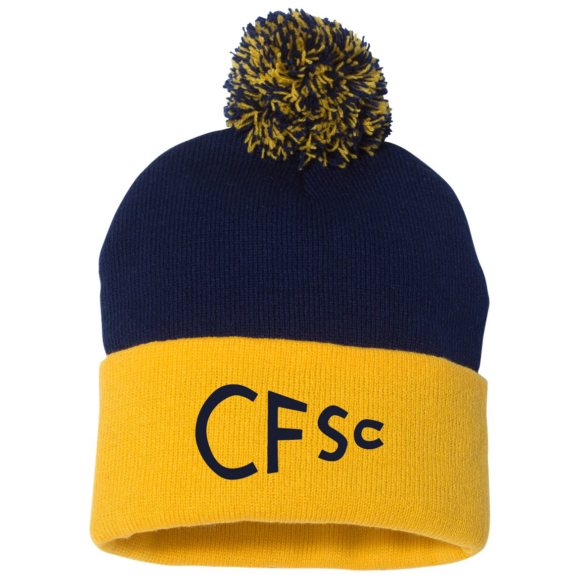 Charleston Figure Skating Club Pom-Pom Beanie