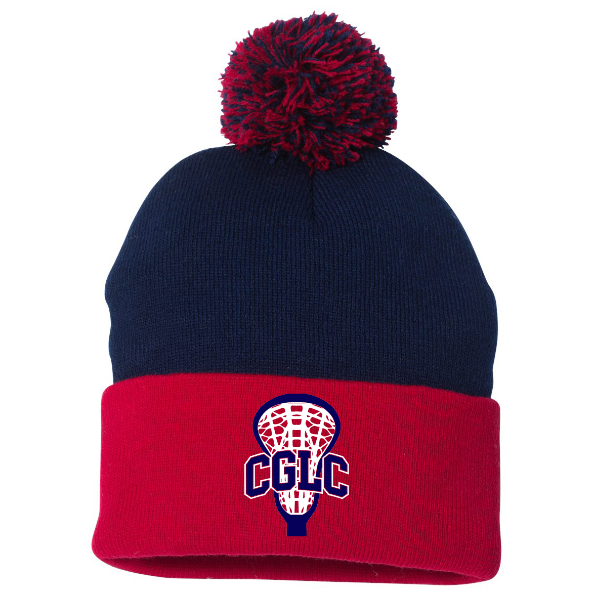 Clarkstown Girls Lacrosse Pom-Pom Beanie