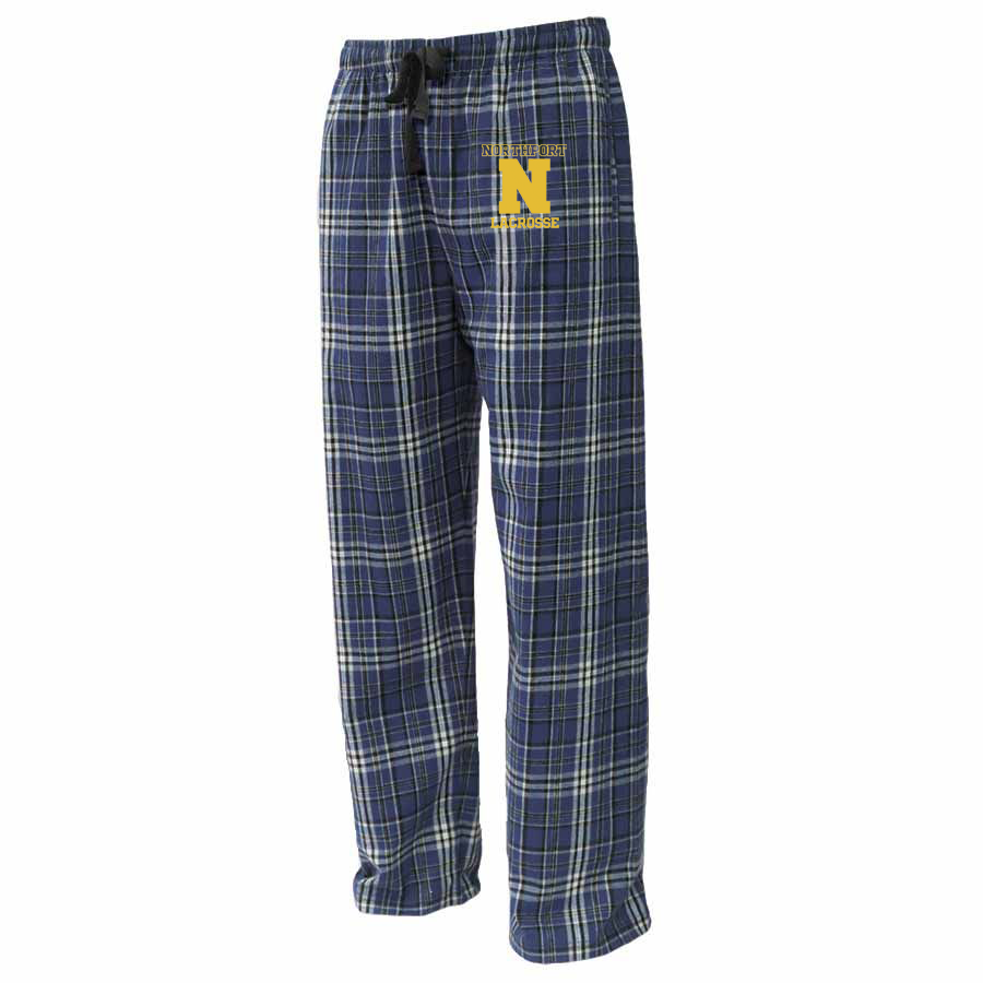 Northport High School Lacrosse Flannel Pajama Pants