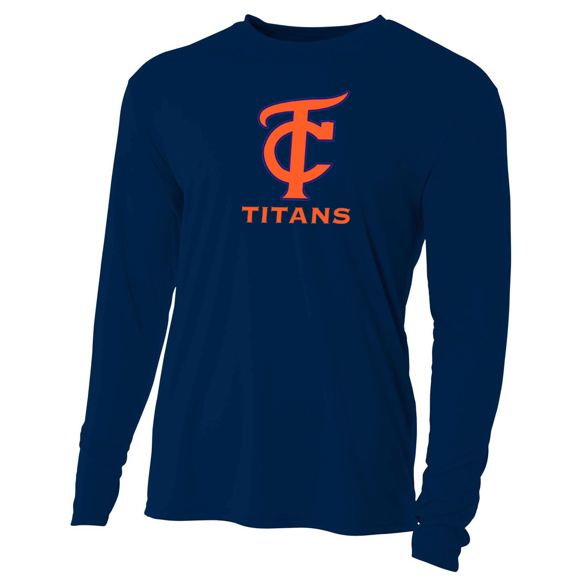 Titans Lacrosse Cooling Performance Long Sleeve Crew