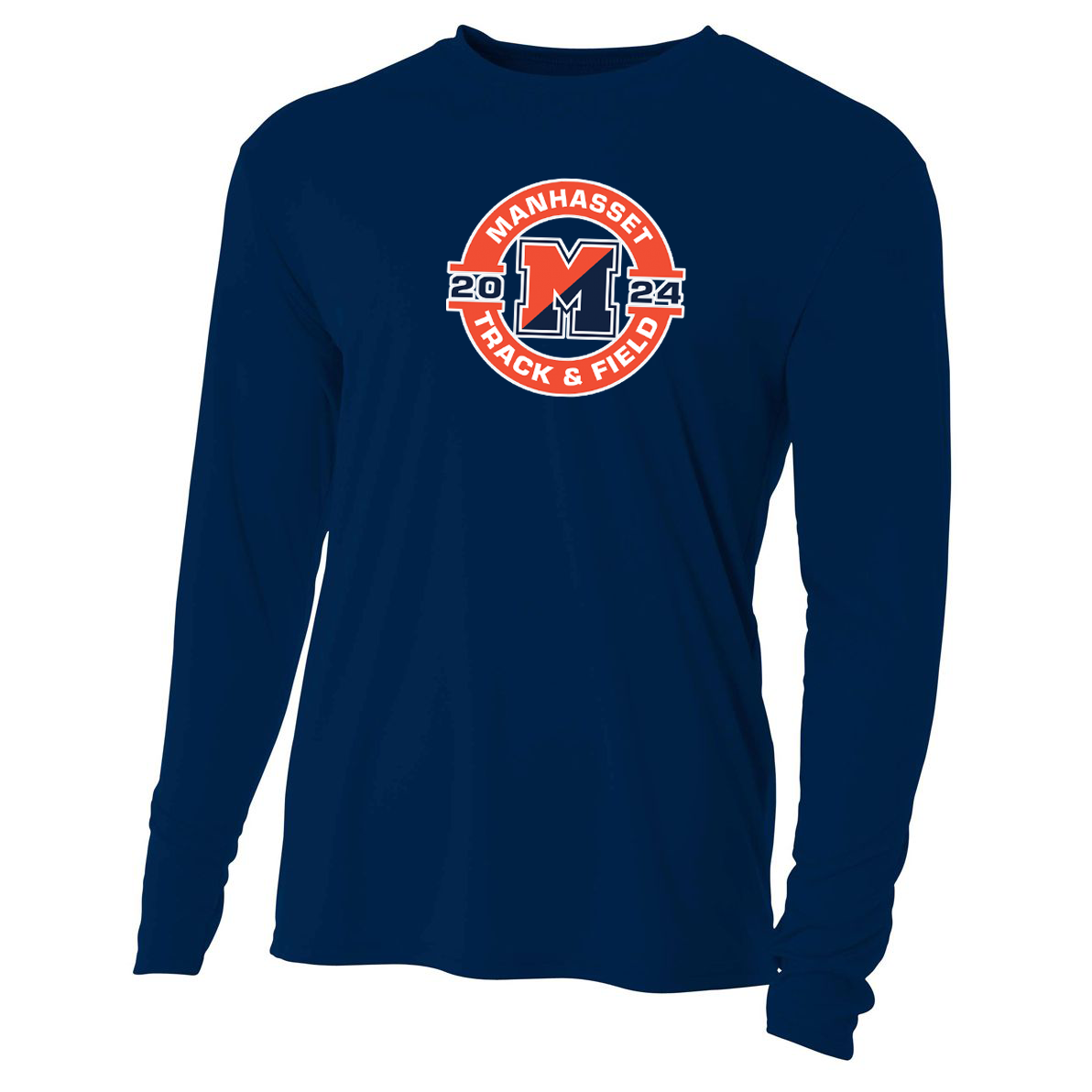 Manhasset Track & Field Cooling Performance Long Sleeve Crew