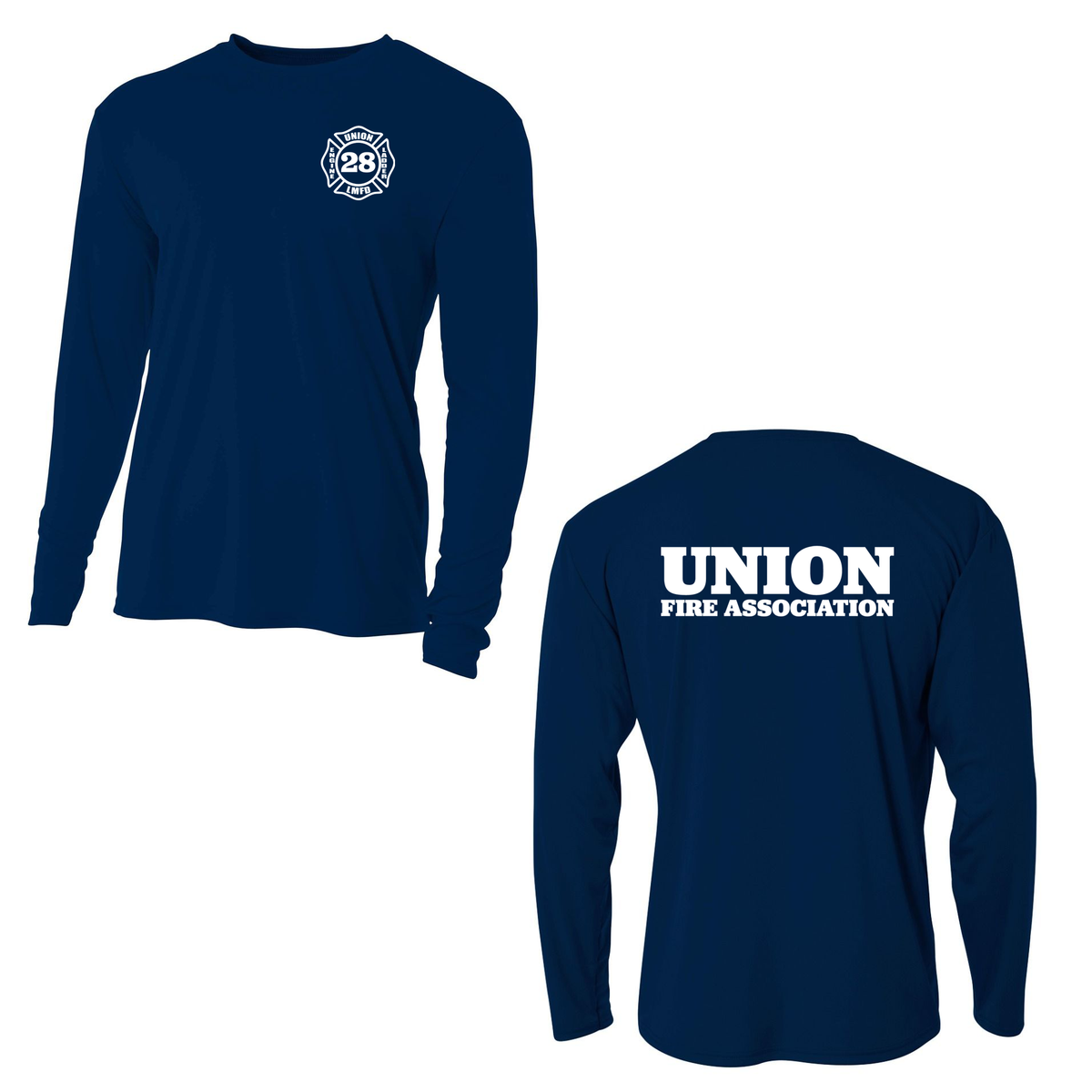 Union Fire Association Cooling Performance Long Sleeve Crew