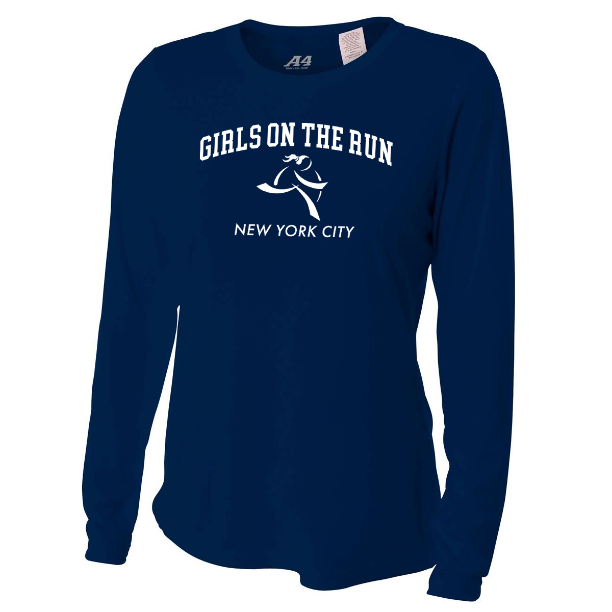 Girls on the Run NYC Women's Long Sleeve Performance Crew