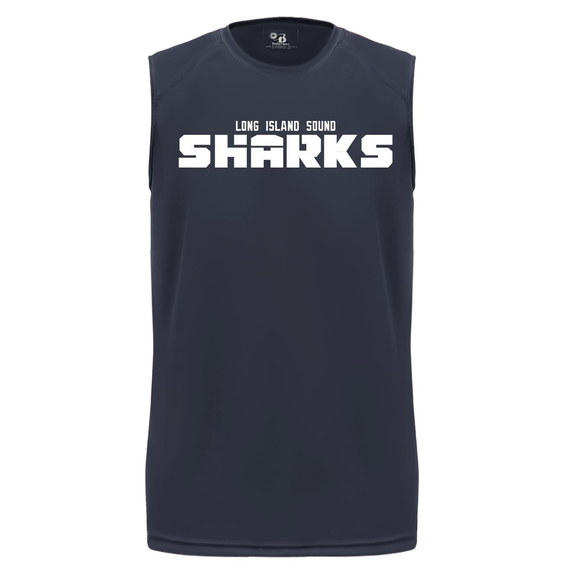 Long Island Sound Sharks Football B-Core Sleeveless Performance Tank