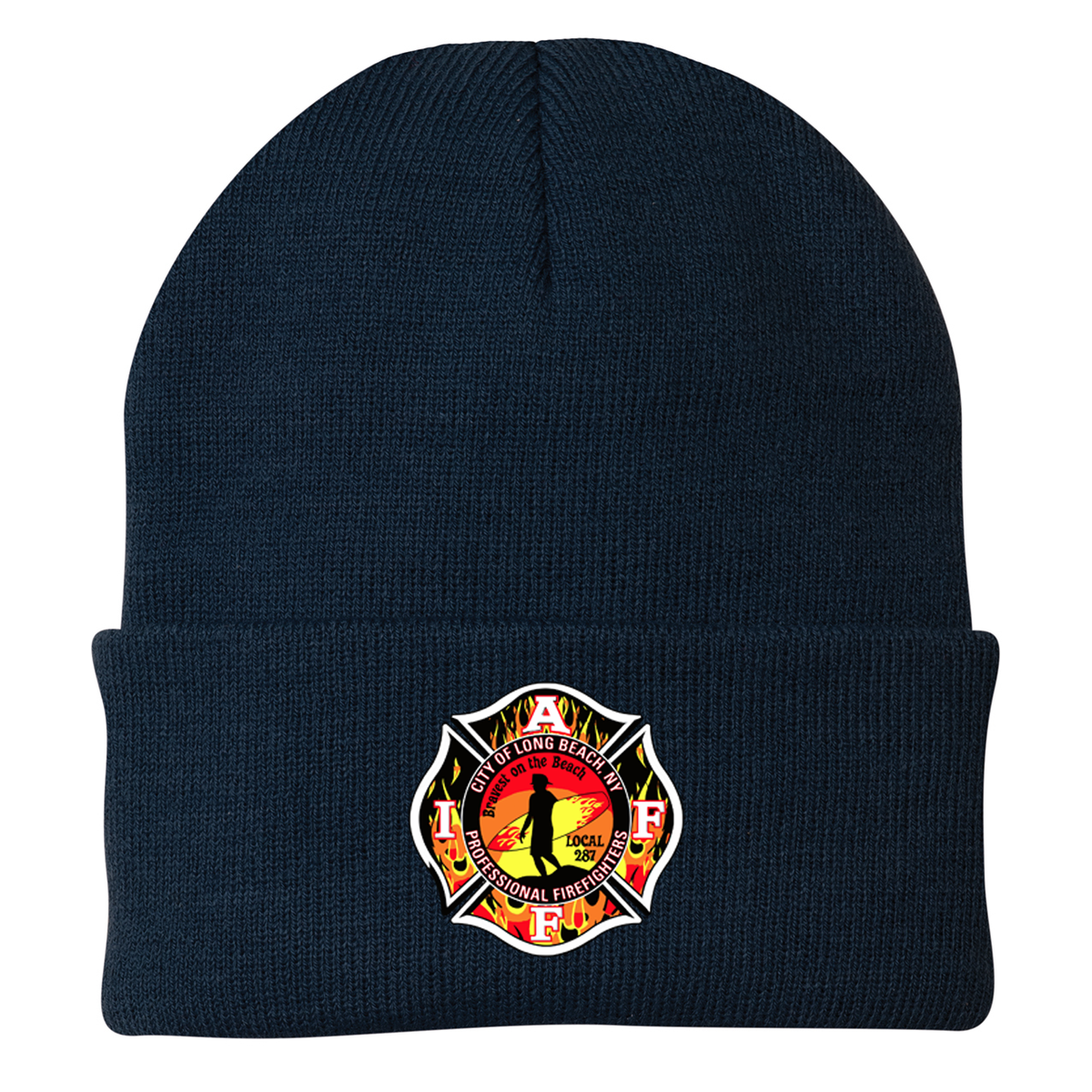 Long Beach Professional Firefighters Knit Beanie