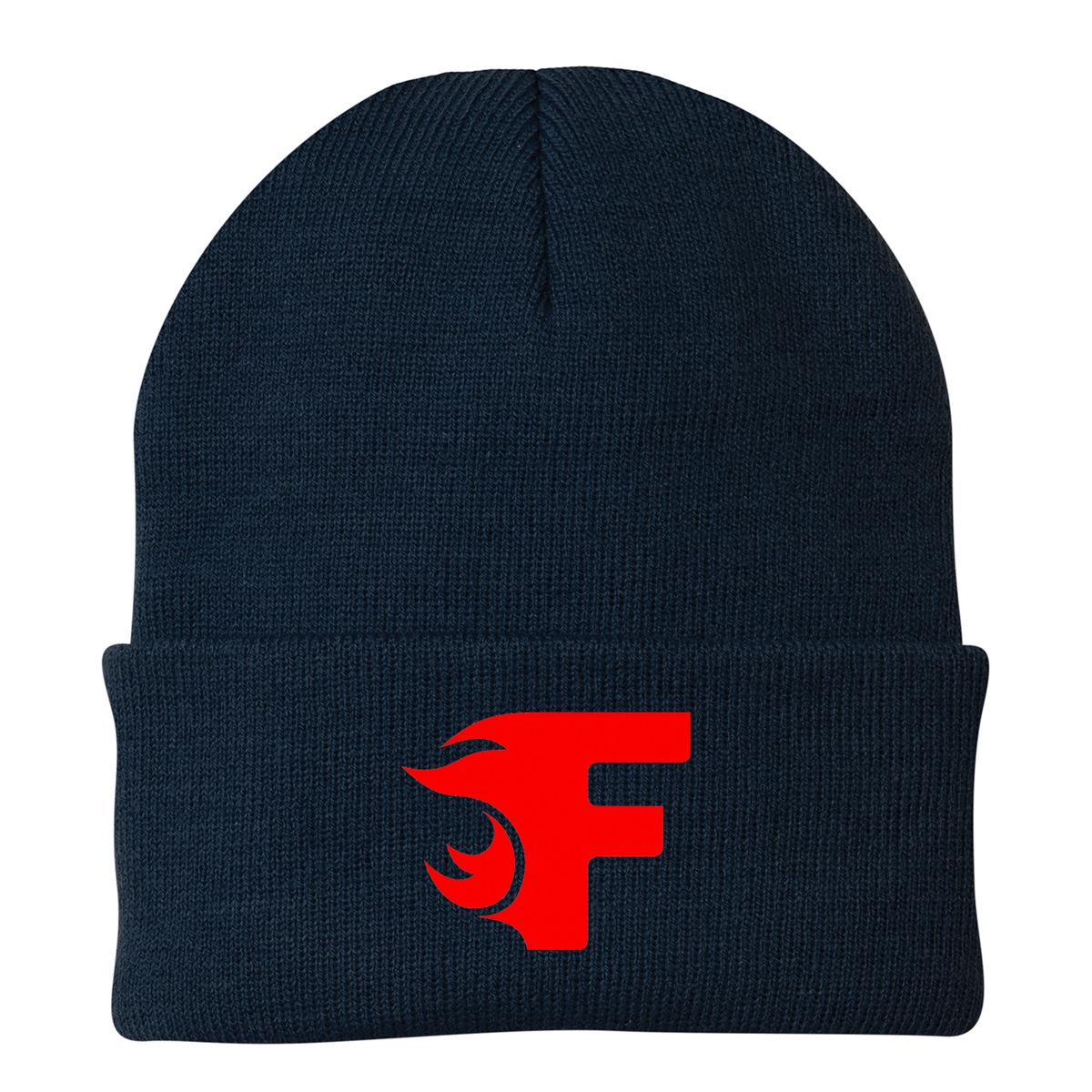 Fuego Baseball Knit Beanie