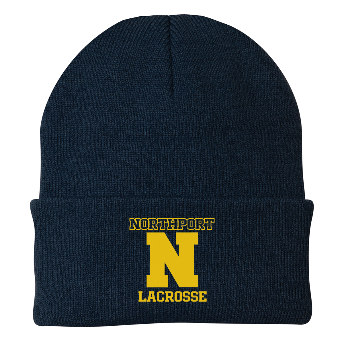 Northport High School Lacrosse Knit Beanie