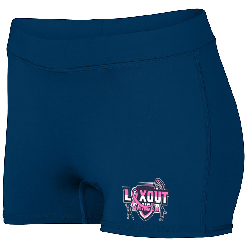 LaxOut Cancer Women's Compression Shorts