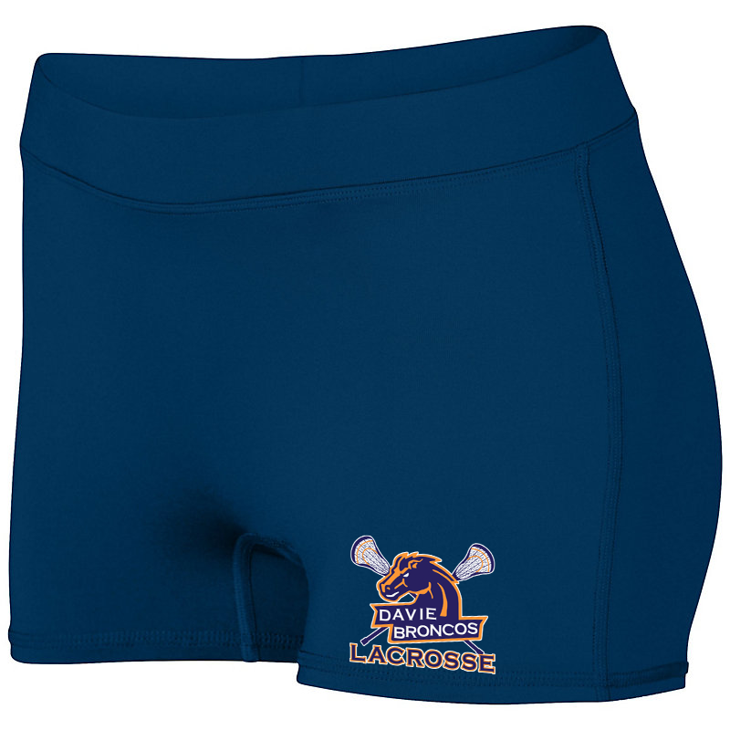 Davie Broncos Lacrosse Women's Compression Shorts