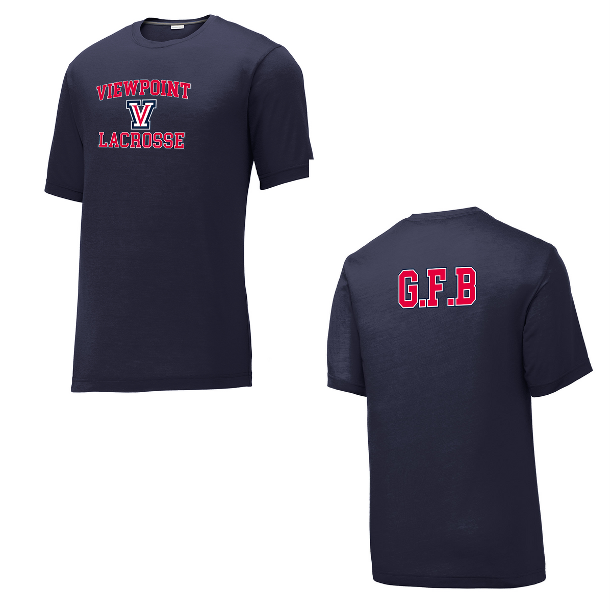 Viewpoint HS Boys Lacrosse CottonTouch Performance T-Shirt