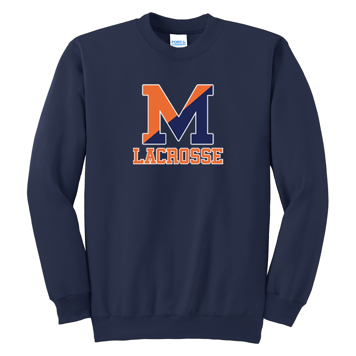 Manhasset HS Lacrosse Crew Neck Sweater