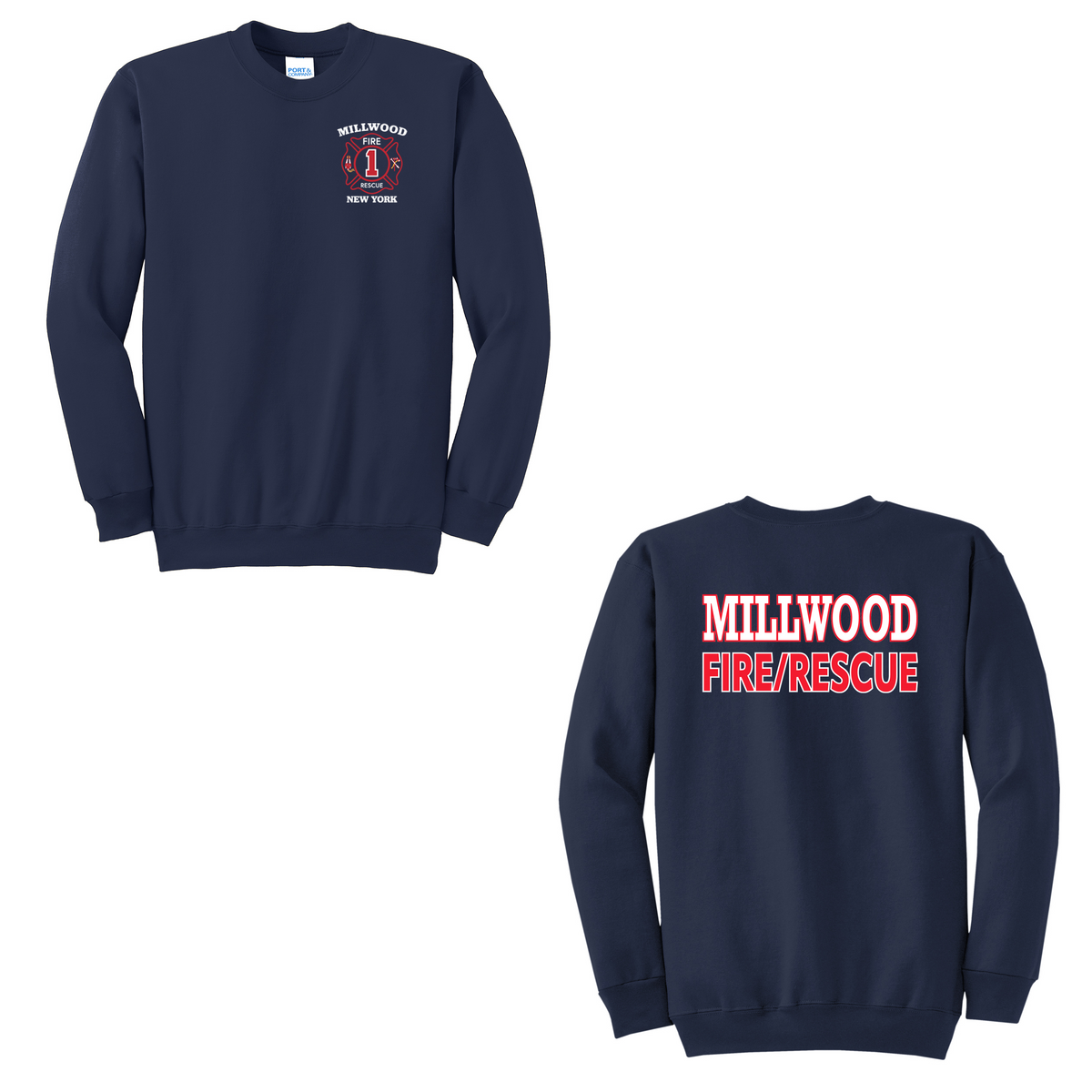 Millwood Fire Company Crew Neck Sweater
