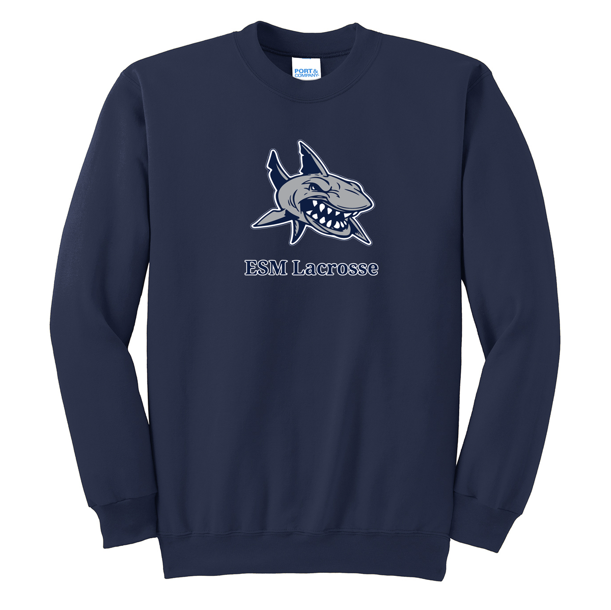 ESM Sharks Lacrosse Crew Neck Sweater