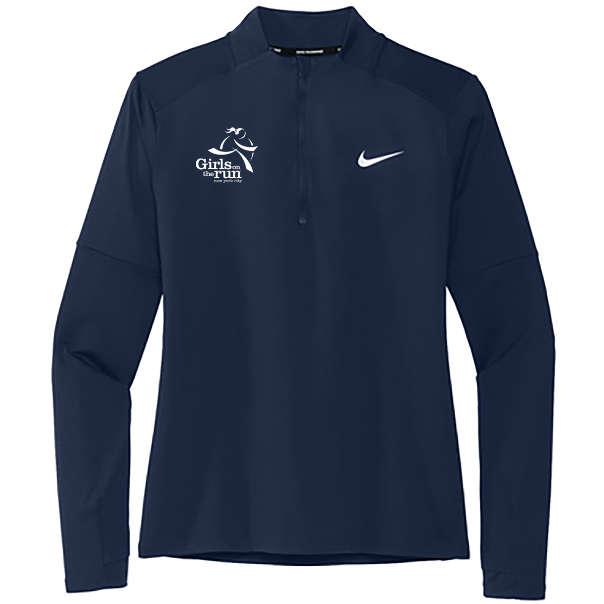 Girls on the Run NYC Ladies Nike Dri-Element 1/2 Zip