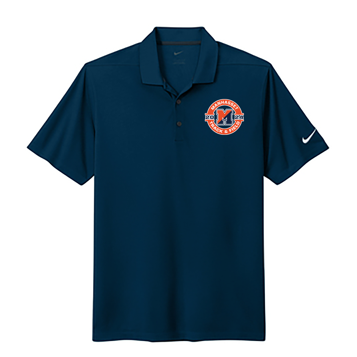 Manhasset Track & Field Nike Dri-FIT Micro Pique 2.0 Polo