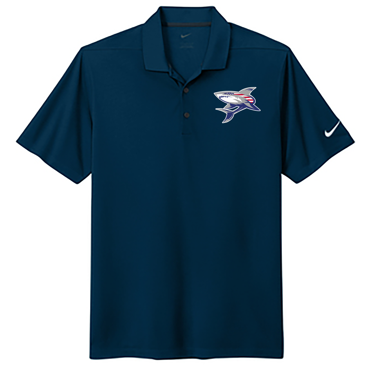 Long Island Sound Sharks Football Nike Dri-FIT Micro Pique 2.0 Polo