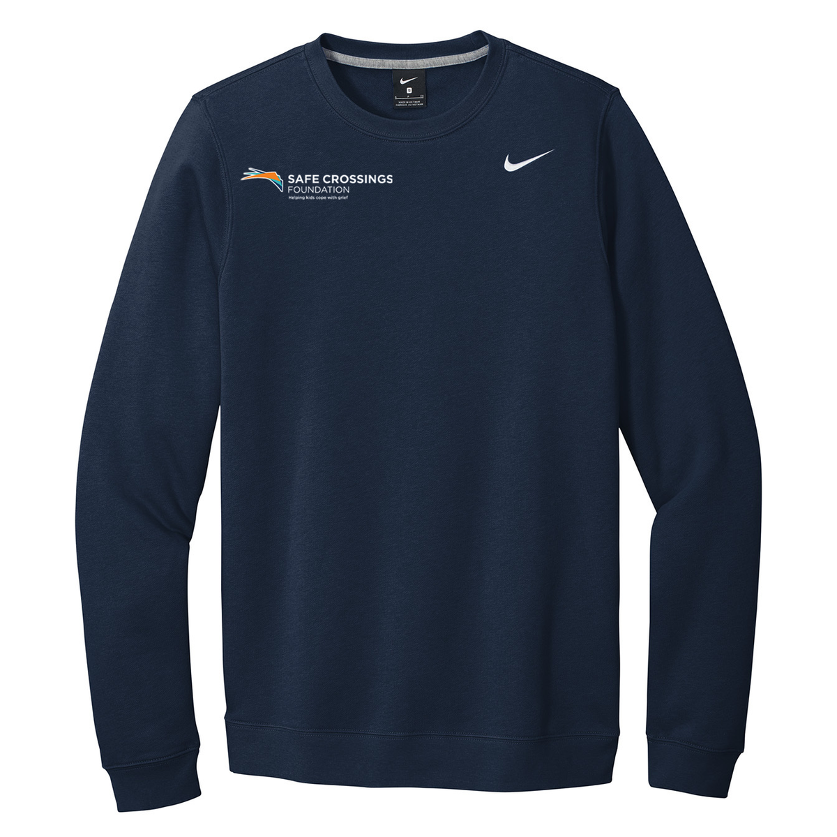 Safe Crossings Foundation Nike Fleece Crew Neck