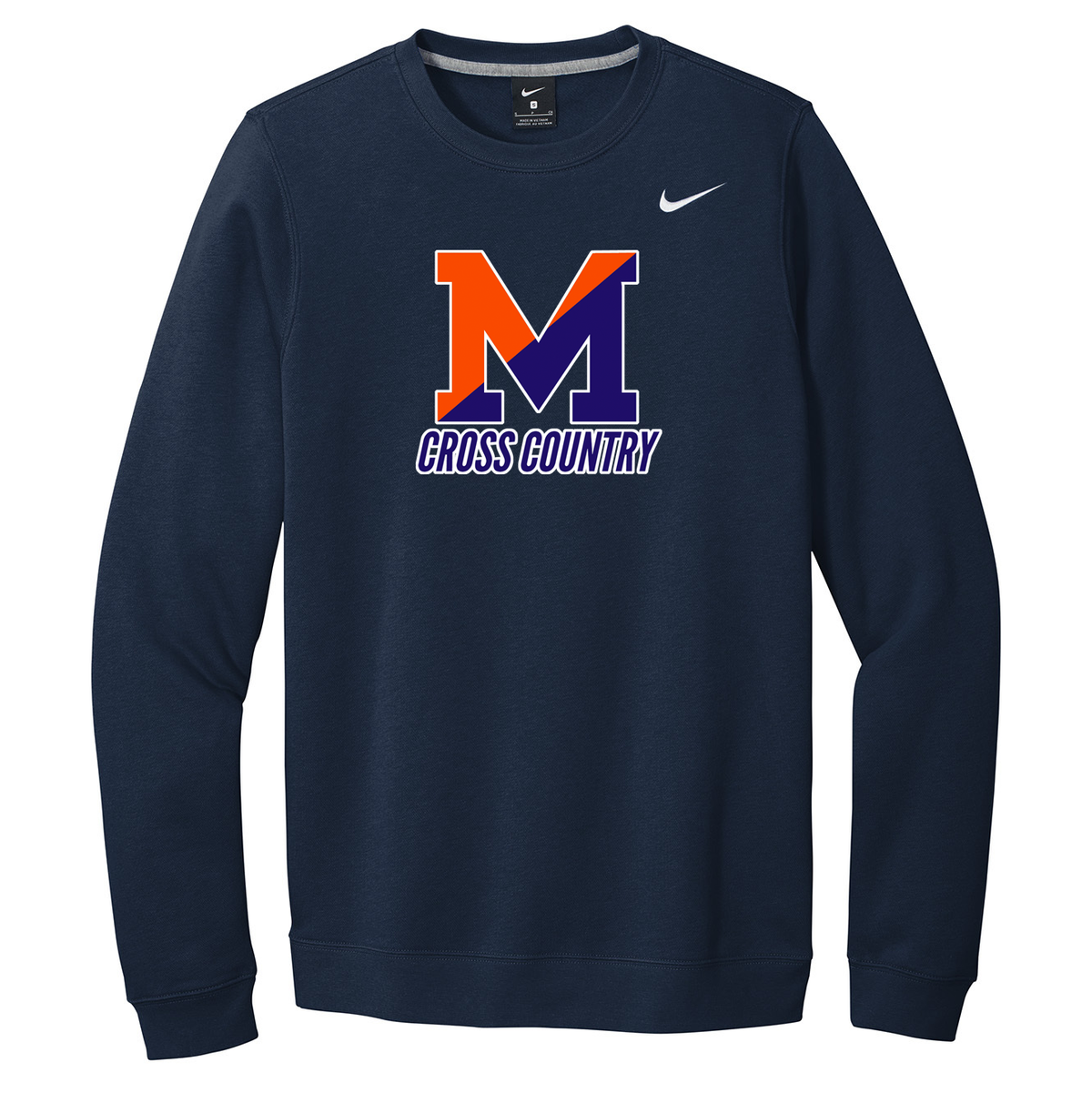 Manhasset Cross Country Nike Fleece Crew Neck