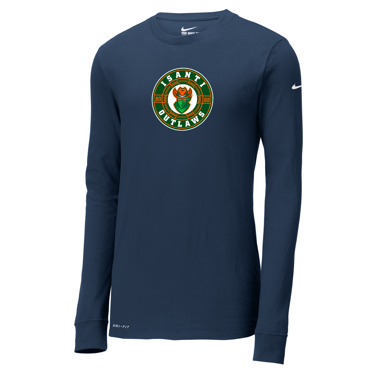 Isanti Outlaws Nike Dri-FIT Long Sleeve Tee