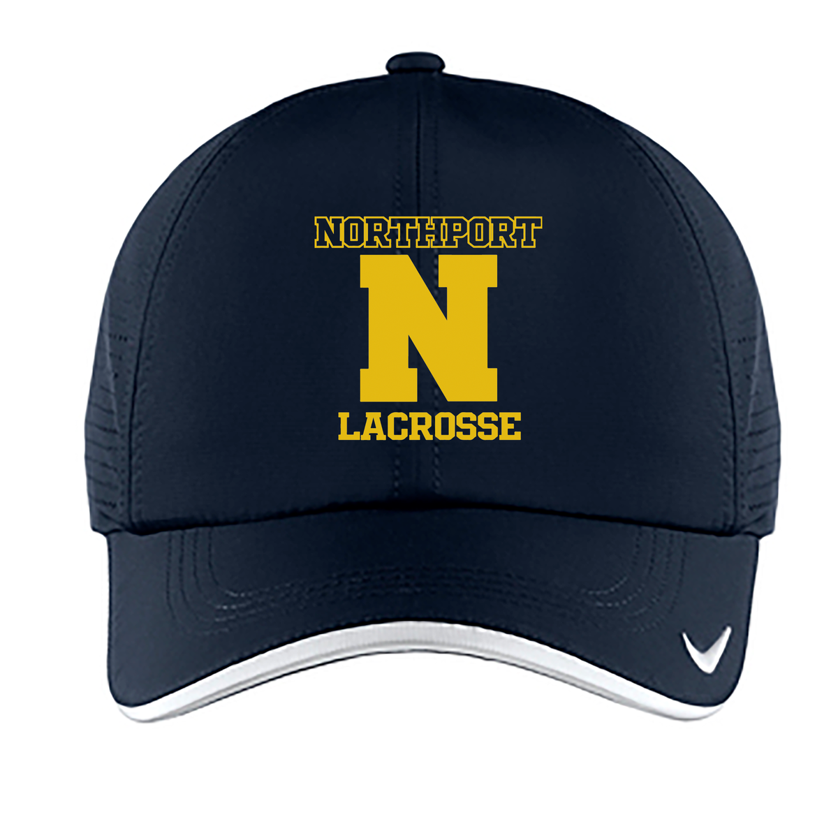 Northport High School Lacrosse Nike Swoosh Preforated Cap