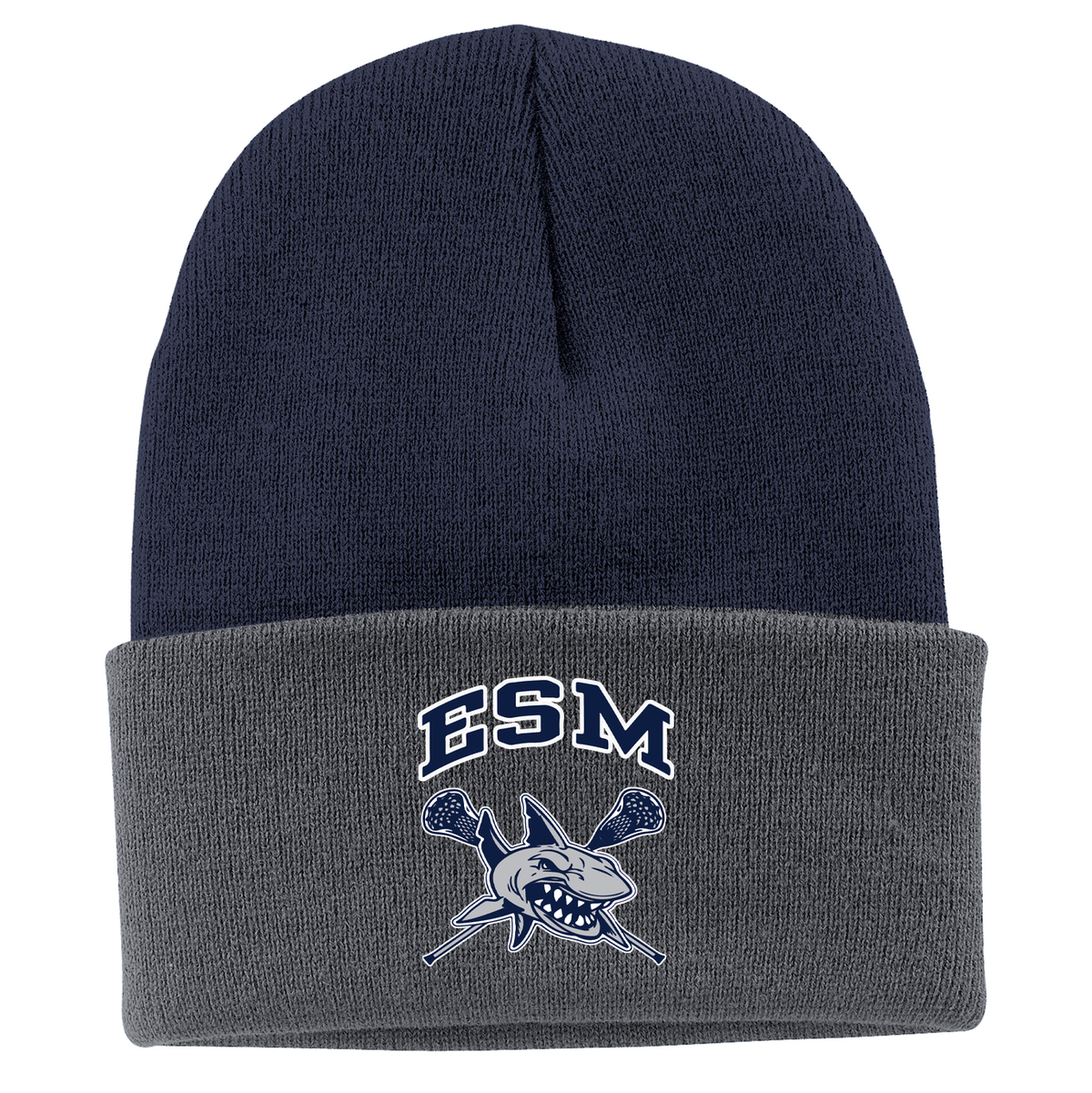 ESM Sharks Lacrosse Knit Beanie