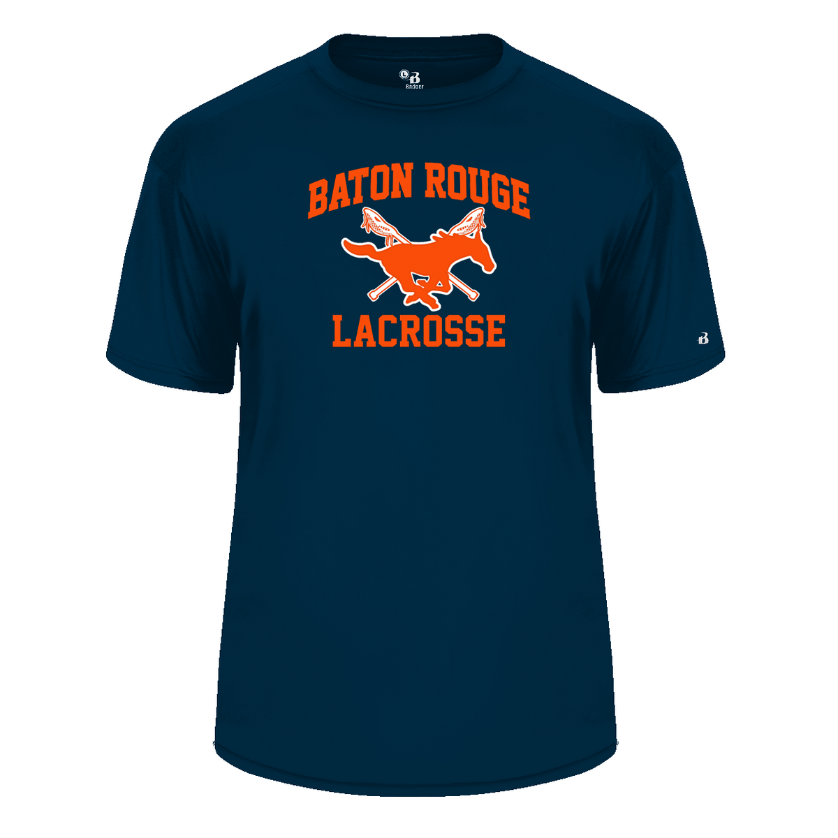 Baton Rouge Mustangs Lacrosse B-Core Tee
