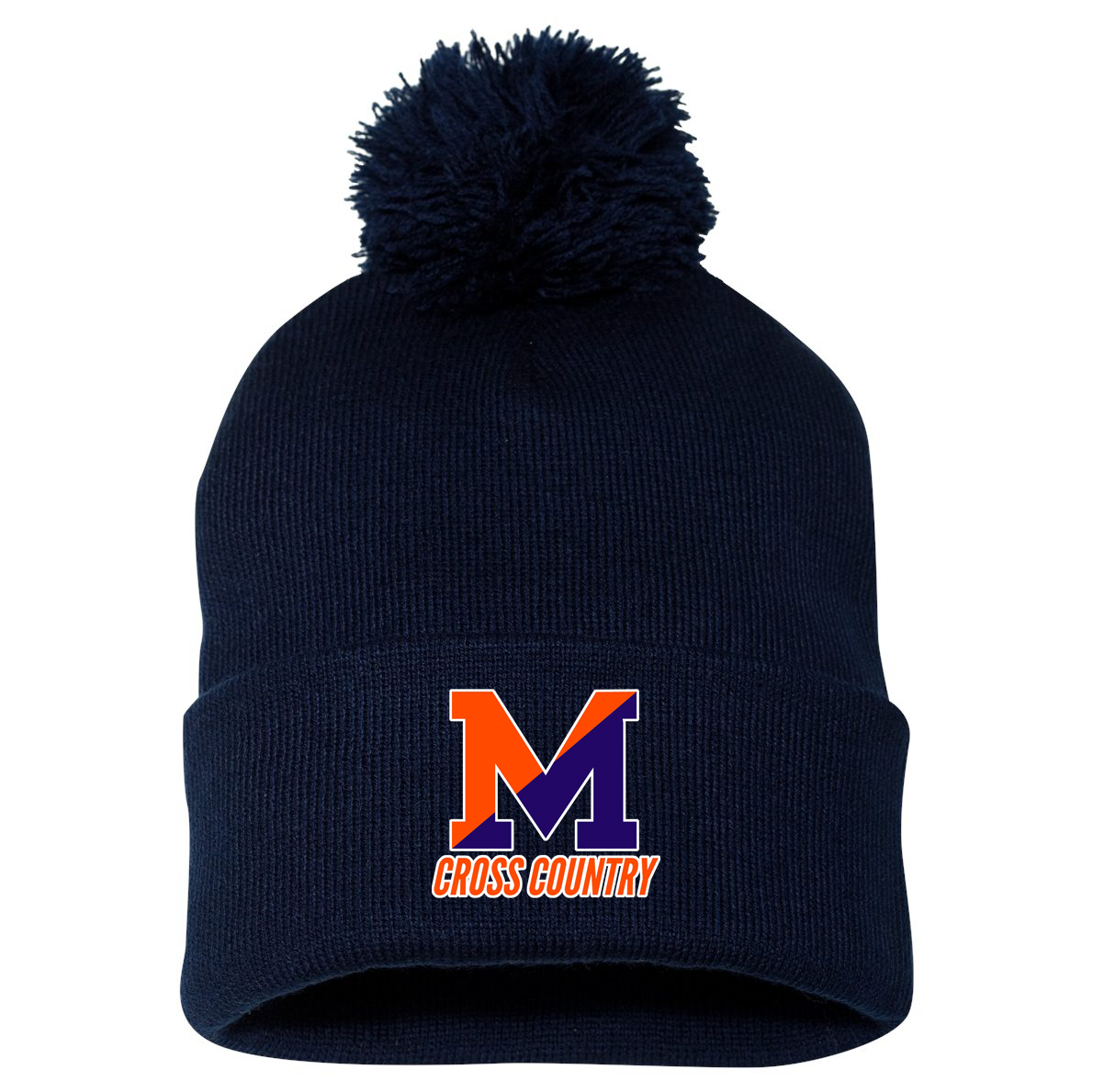 Manhasset Cross Country Pom-Pom Beanie