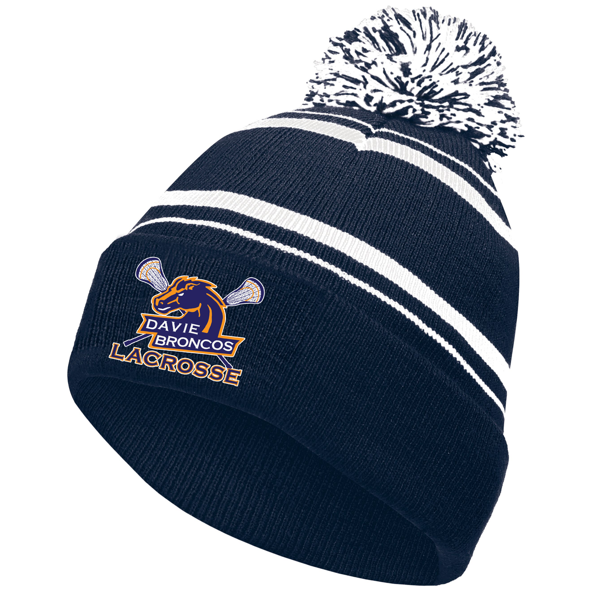 Davie Broncos Lacrosse Homecoming Beanie