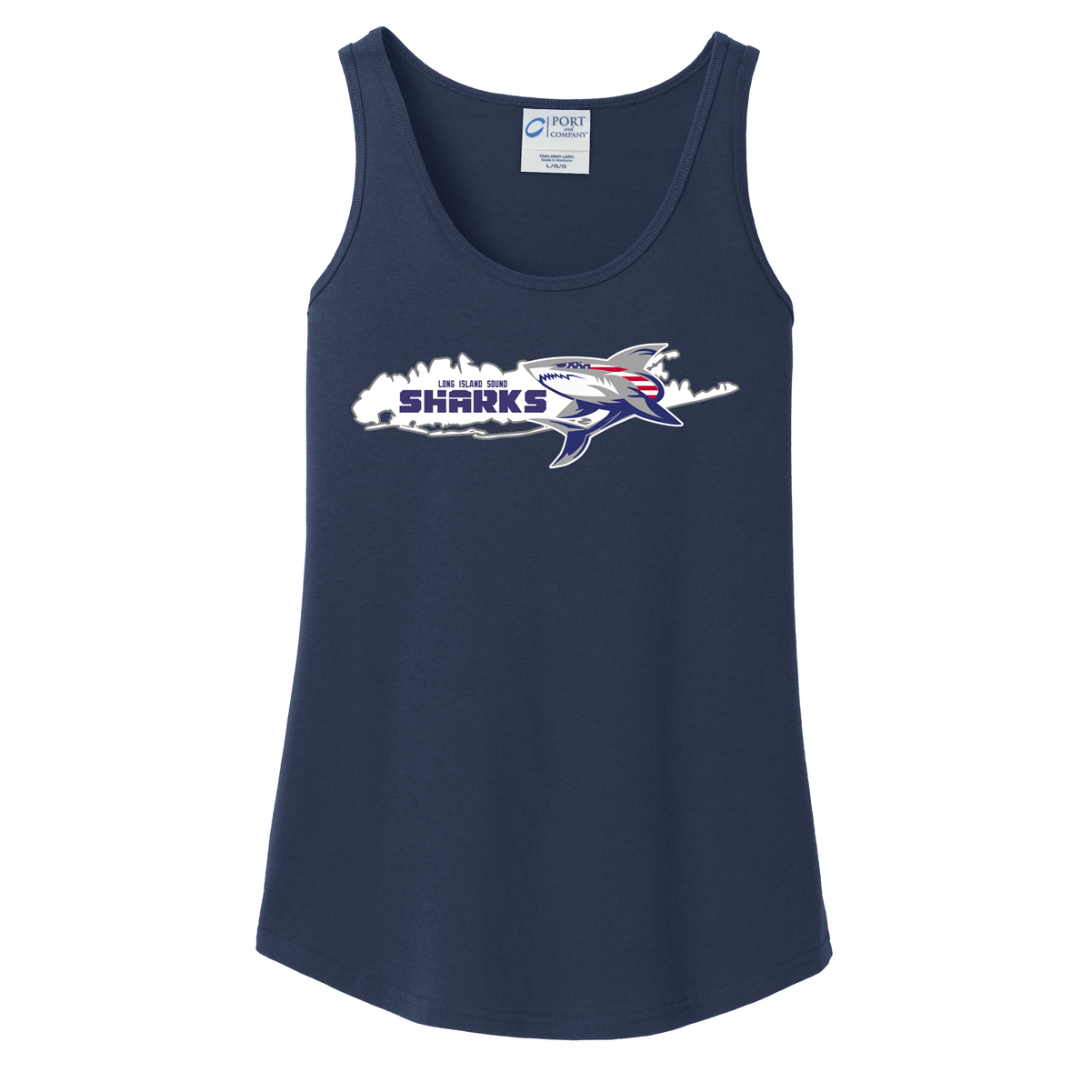 Long Island Sound Sharks Football Women's Tank Top