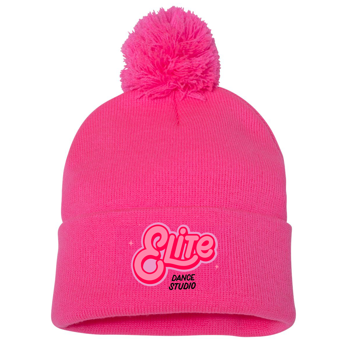 Elite Dance Studio Sportsman Pom-Pom Beanie