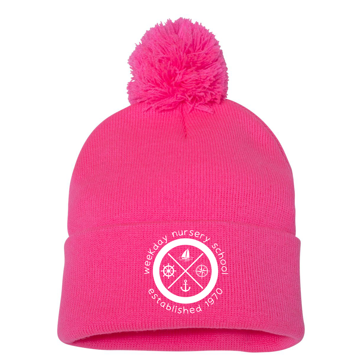 Weekday Nursery School Pom-Pom Beanie