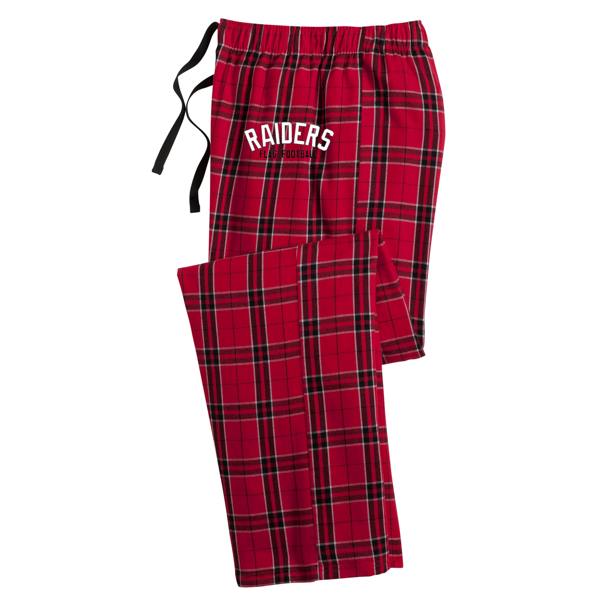 PM Raiders Flag Football Plaid Pajama Pants