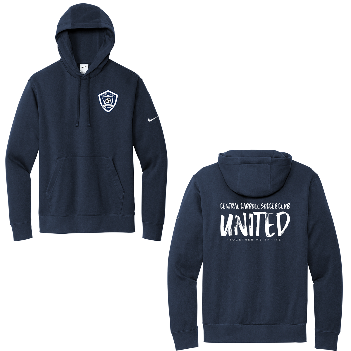 CCSC United Nike Fleece Swoosh Hoodie