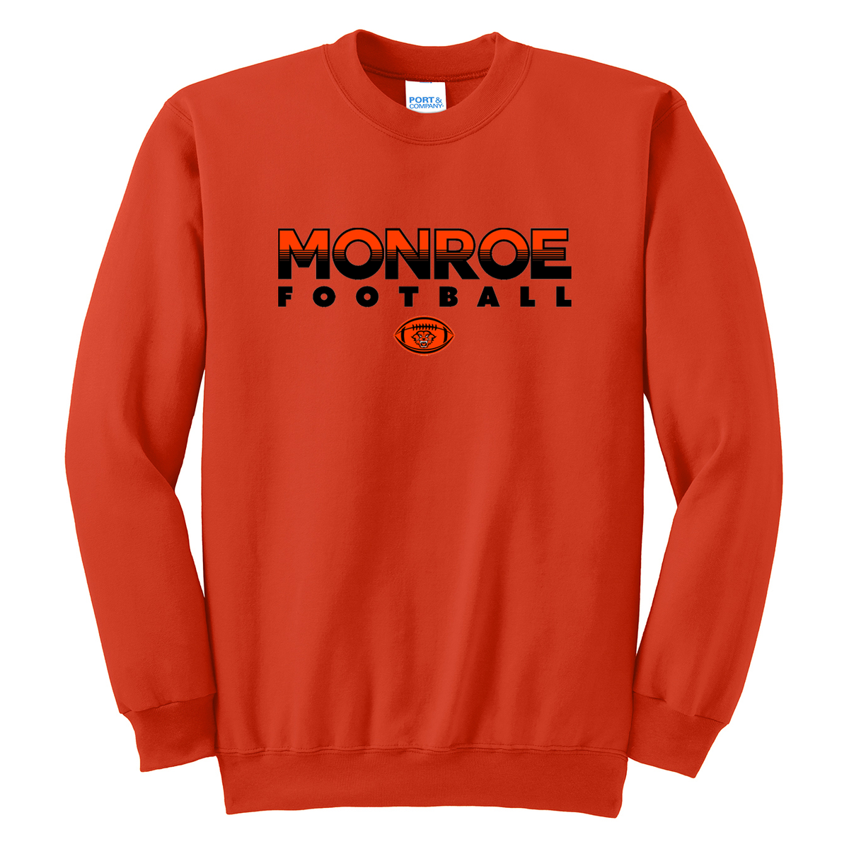 Monroe HS Football Crew Neck Sweater