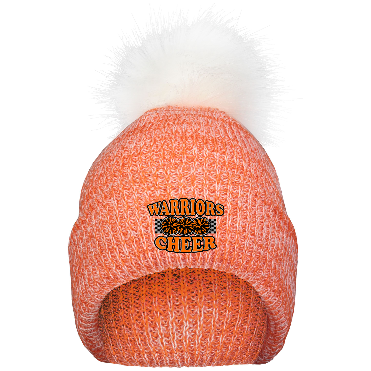 Franklin Square Cheer Faux Fur Pom Beanie