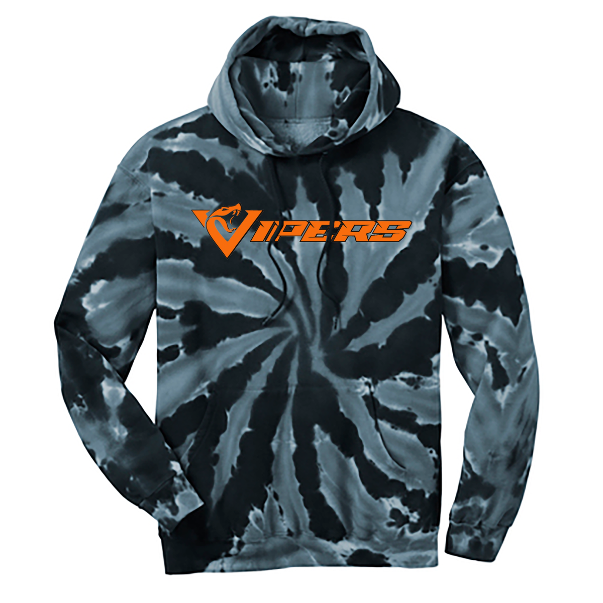 Vipers Softball 2025 Tie-Dye Pullover Hooded Sweatshirt