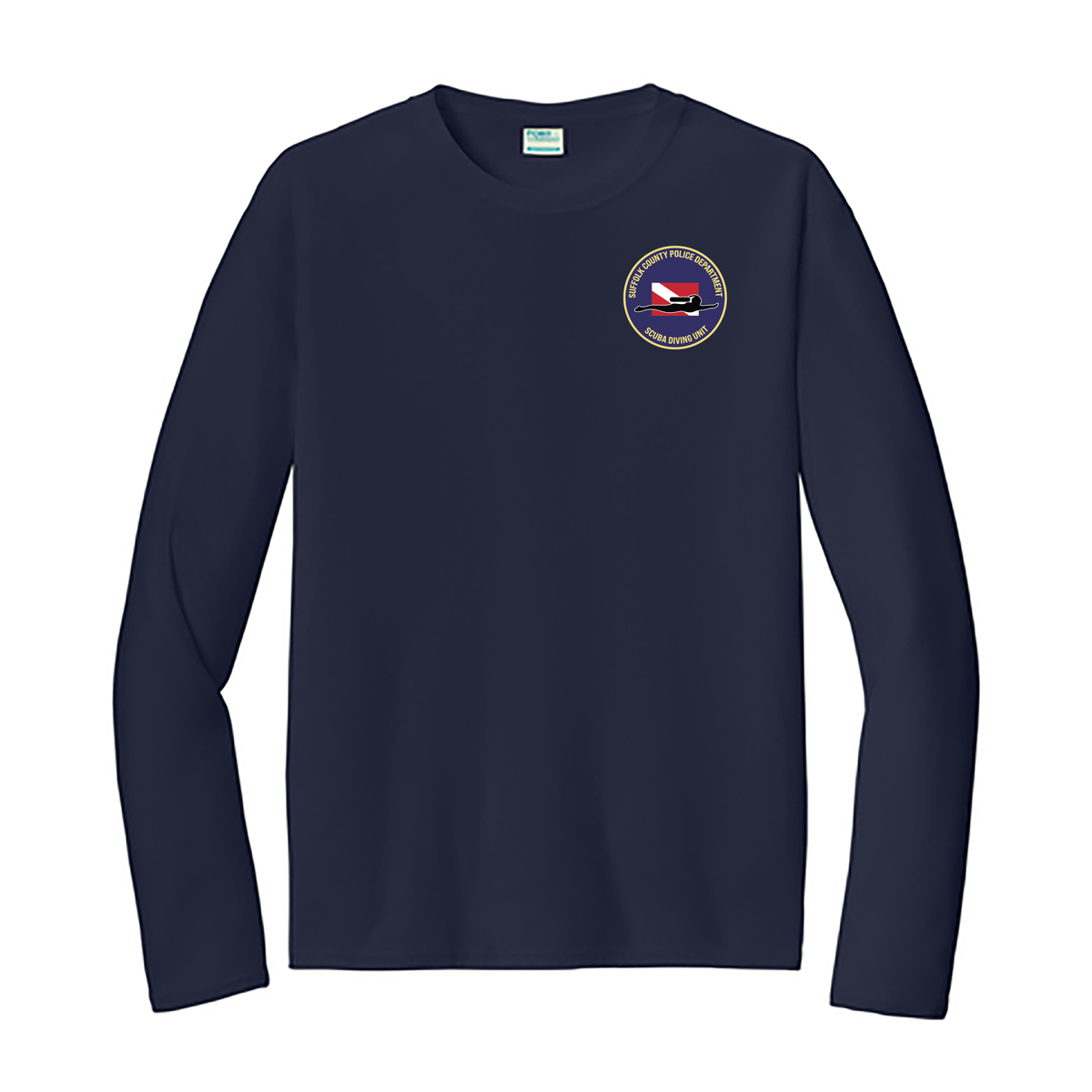 Suffolk County Marine Bureau Long Sleeve Performance Tee