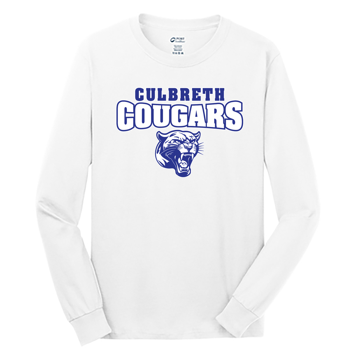 Culbreth Cougars Middle School Cotton Long Sleeve Shirt