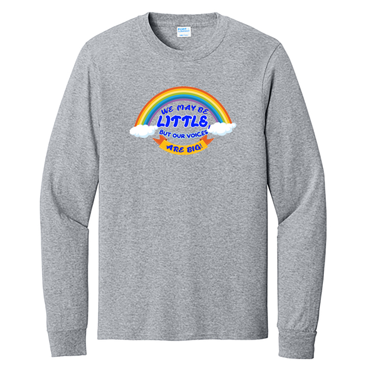 We May Be Little But Our Voices Are Big Cotton Long Sleeve Shirt