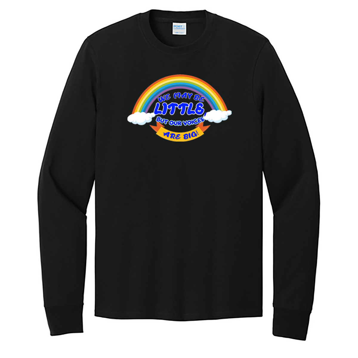 We May Be Little But Our Voices Are Big Cotton Long Sleeve Shirt