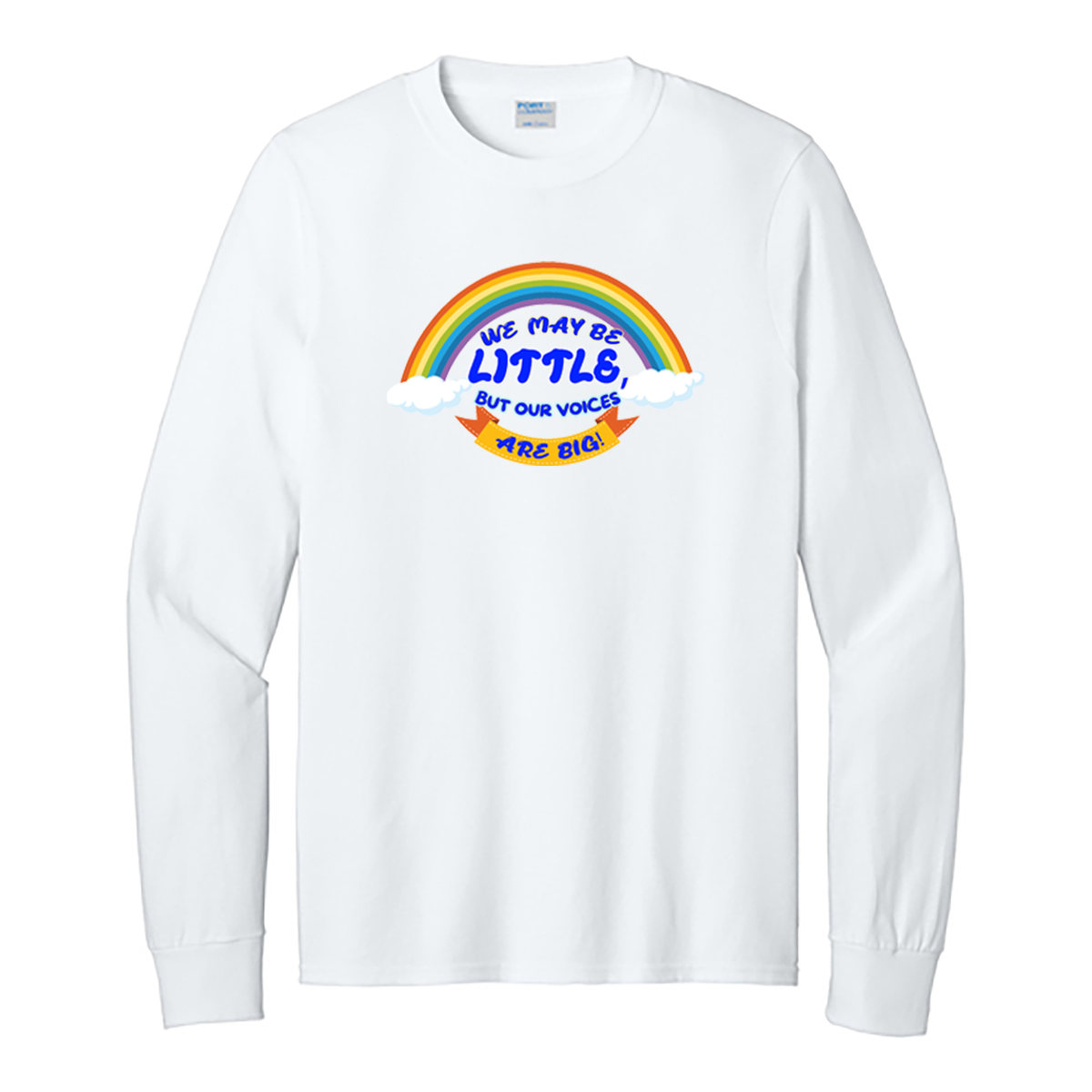 We May Be Little But Our Voices Are Big Cotton Long Sleeve Shirt